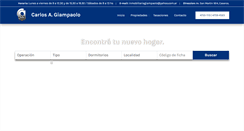 Desktop Screenshot of carlosgiampaolo.com.ar